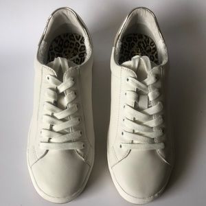 Chico’s White Leather Selina Platform Sneakers